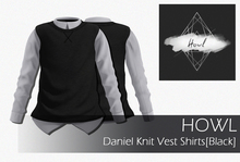 Howl -  Daniel Knit Vest Shirts [ Black ] Wear
