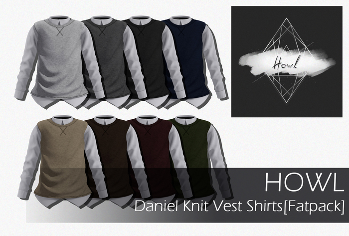 Howl -  Daniel Knit Vest Shirts [ FATPACK ] Wear