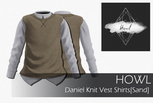 Howl -  Daniel Knit Vest Shirts [ SAND ] Wear