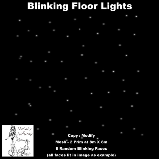 Blinking Floor Lights