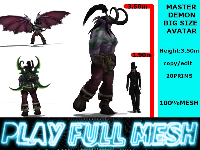 **Master Demon Big Size avatar**PlayFullMeshmp