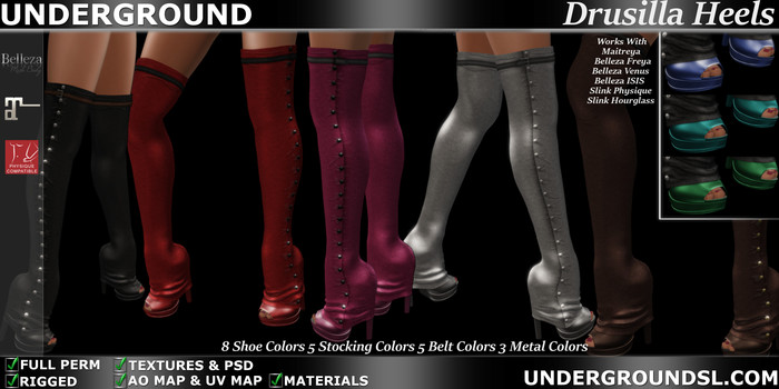 (UG) - Drusilla Heels (Boxed)*