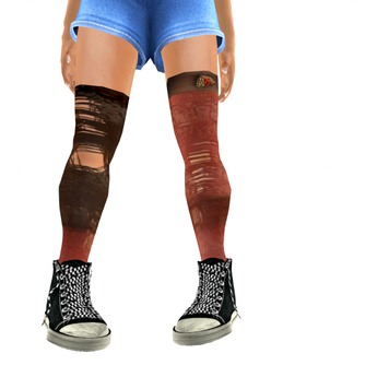 Second Life Marketplace - ~io~ Holy Thigh Highs (red)