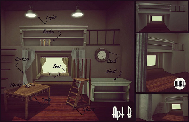 Apt B // Prefab RARE + all Gacha Items