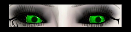 Alien Green Eyes