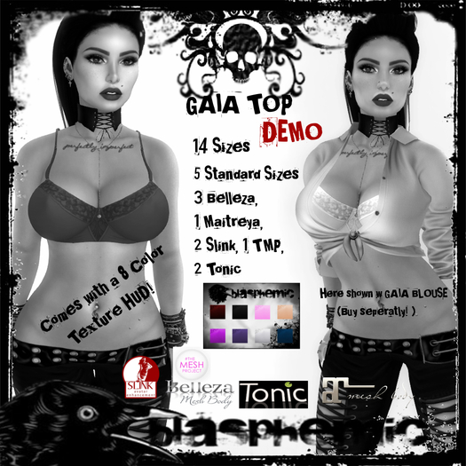 BLASPHEMIC - GAIA TOP - DEMO