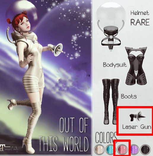Belle Epoque { Out Of This World } Gun Pink (Box)
