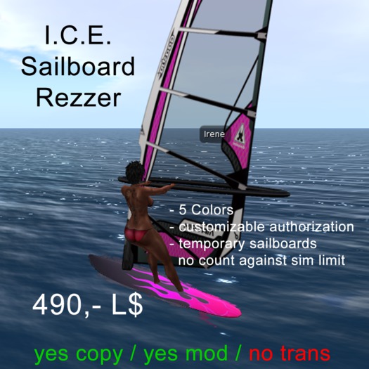 I.C.E. Sailboard Rezzer