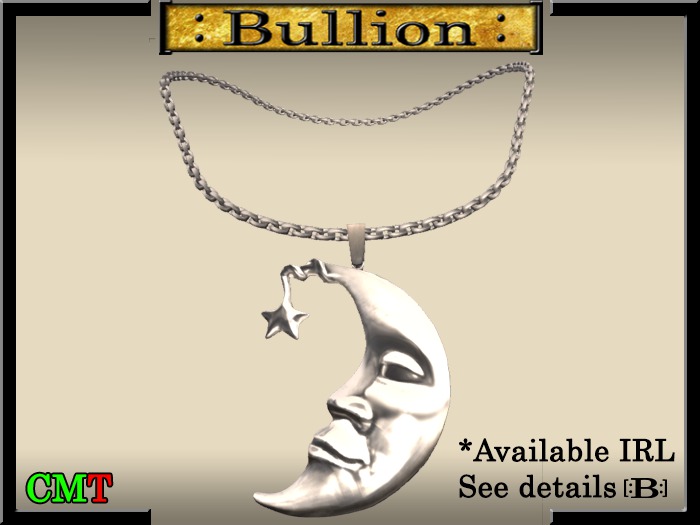 [:Bullion:] Silver Sleepymoon Necklace