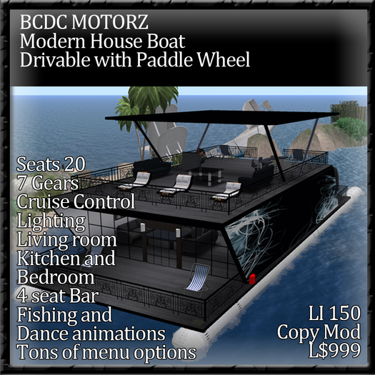 BCDC Modern Houseboat 