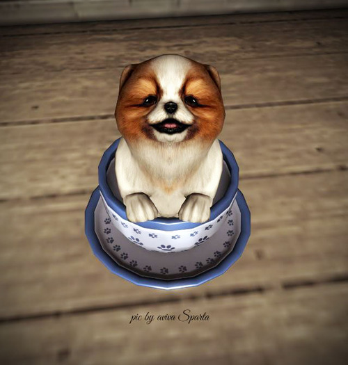 JIAN PeeWee Puffs :: Tea Cup Bi-Color