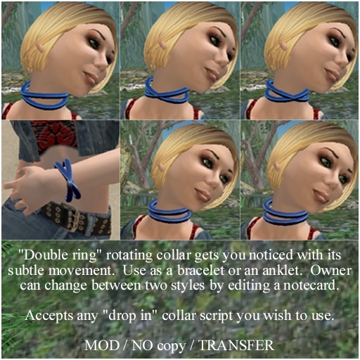 double ring collar/bracelet