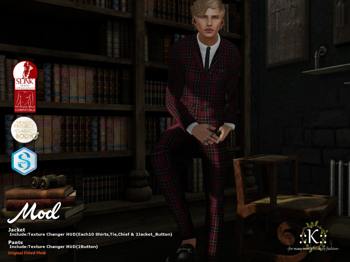 ::K:: Mod Pants Homme Black