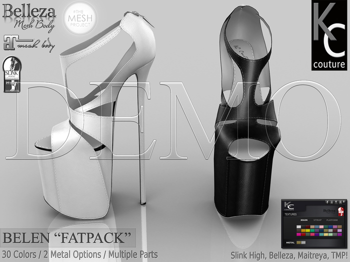 *DEMO* -KC- BELEN HEELS - Slink Maitreya Belleza Legacy