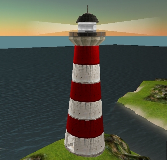!! BrickWerkz !! Weathered Lighthouse with working light