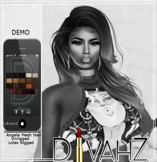!DC! Angela Hair (Mesh) DEMO