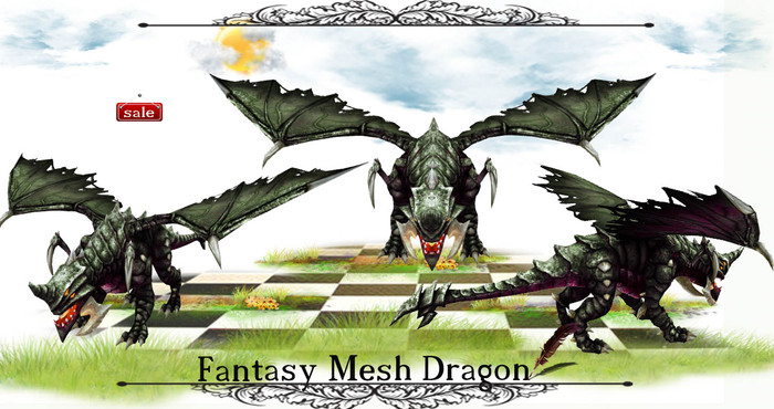 *Fantasy Mesh Dragon(copy & modify) v. 9