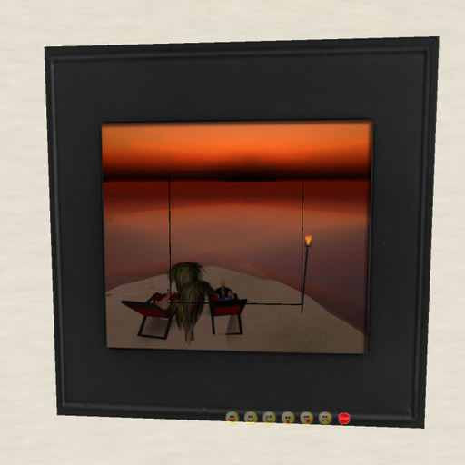 XAN Frame Black Brushed Aluminum Scripted Slideshow Picture Frame