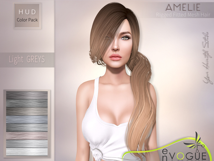 enVOGUE - HAIR Amelie - Light Greys