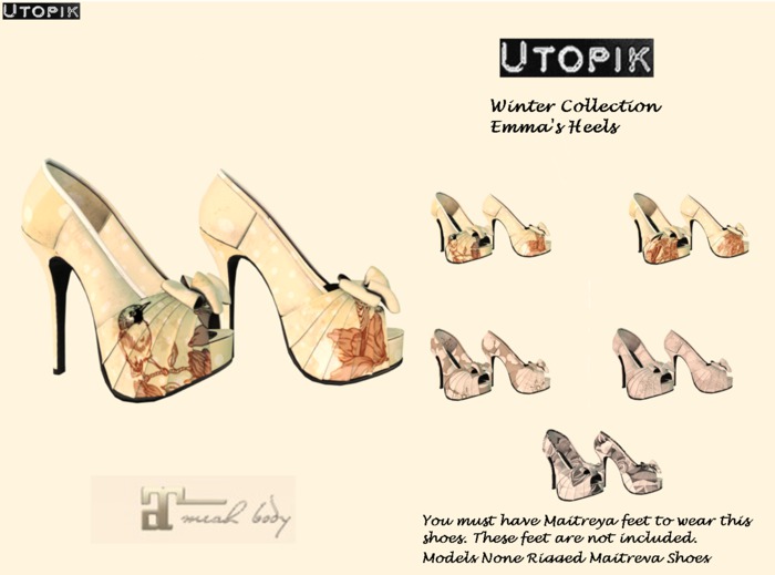 Emma Winter Collection Heels Maitreya