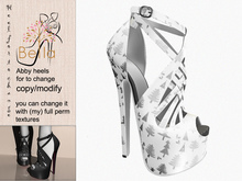 BELLA Abby heels - you can change it with (my) full perm textures - COPY / MODIFY