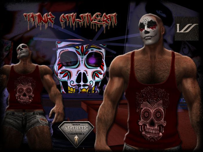 Tank Top Sugar Skull