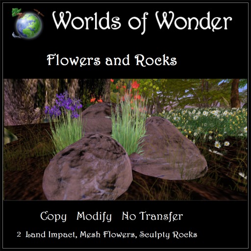 WoW Flowers & Rocks v1