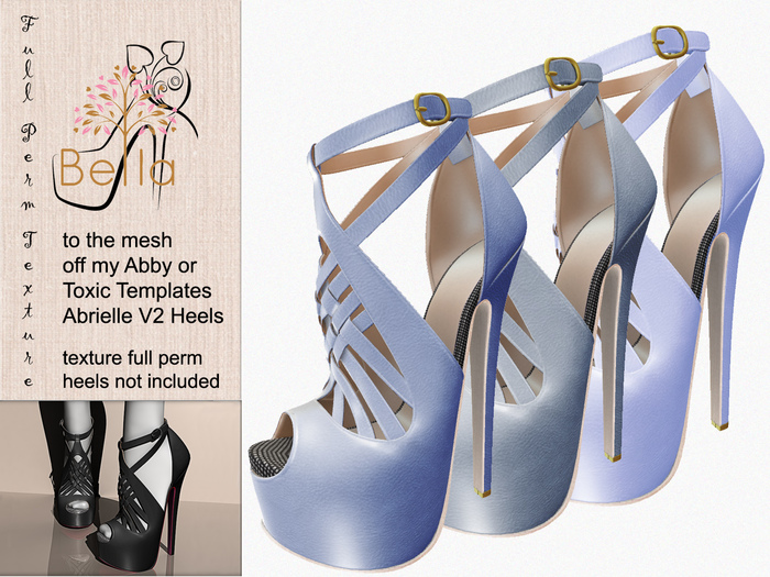 BELLA texture full perm to Abby heels 16mnv