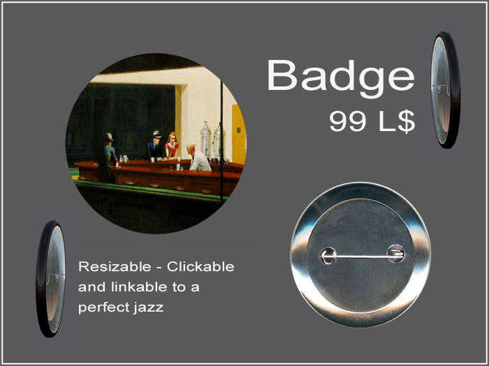 Badge - Nighthawks - Hopper