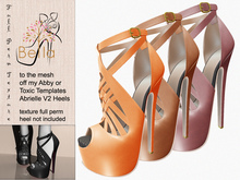 BELLA texture full perm to Abby heels - 16grs