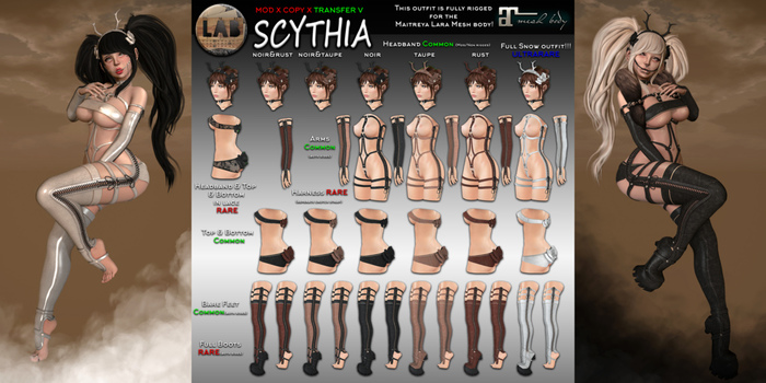 [LAB737] Scythia Top&Bottom (taupe)