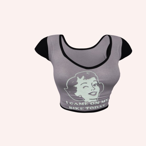 Came On My Bike Crop Top