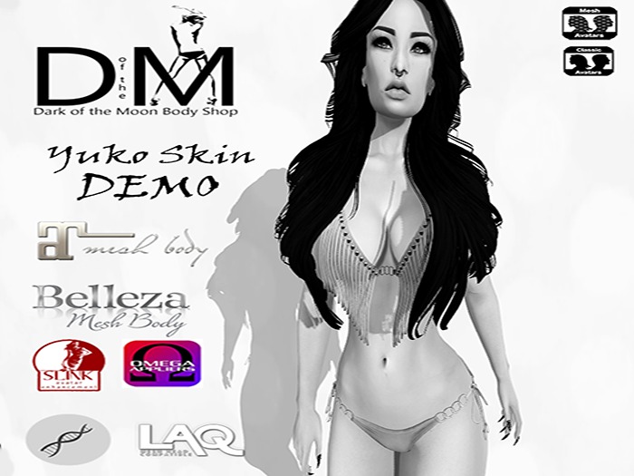 Skin Yuko Demo by Dark of the Moon Body Shop