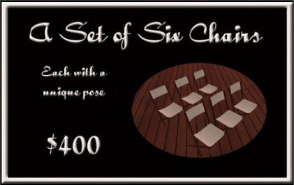 A Set of Six Chairs