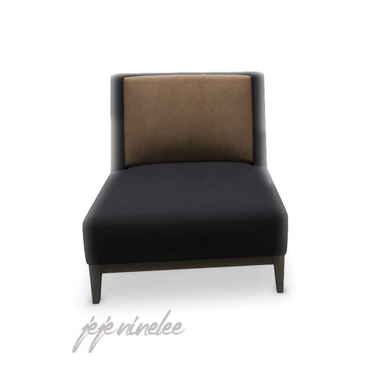 BUENO-Fall Chair -Black Leather