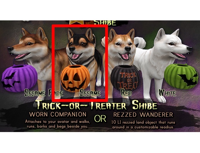 Hallow-Inu :: ToT Companion Sesame