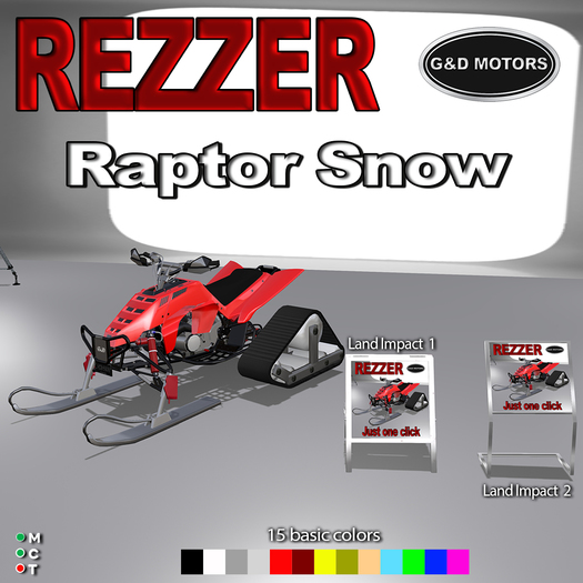 G&D MOTORS Raptor Snow REZZER