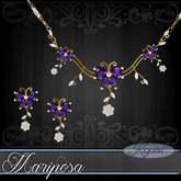::: Krystal ::: Mariposa - Jewelry Set - Gold - Quasar