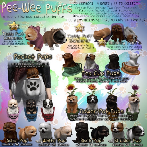 JIAN PeeWee Puffs :: Flower Bi-Color BOX