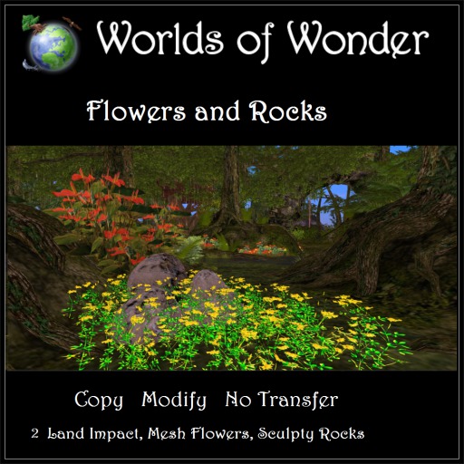 WoW Flowers & Rocks