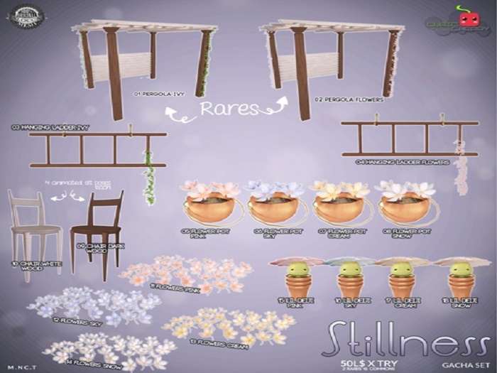 02{Stillness} pergola flowers (BOX) .::Cubic cherry ::. RARE