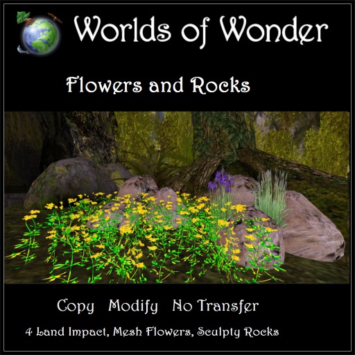 WoW Flowers & Rocks v3