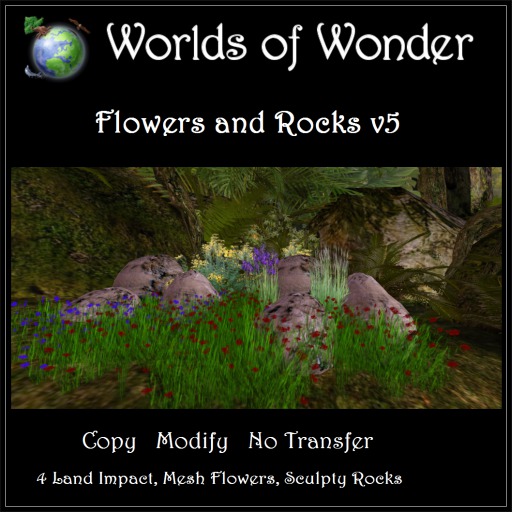 WoW Flowers & Rocks v5 