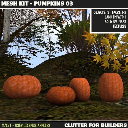 Clutter - Mesh Kit - Pumpkins 03