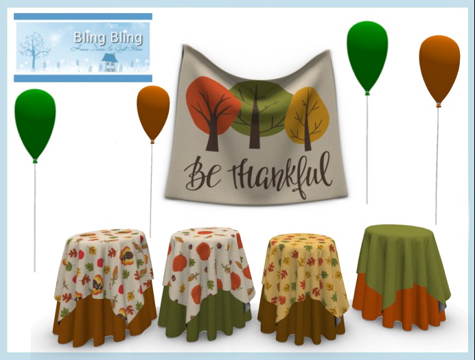 ThanksGiving - Decor - Be Thankful Party