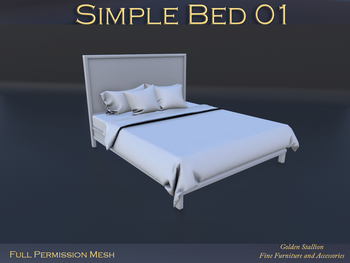 {GS} Simple Bed - FULL PERM