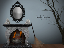 Halloween Wicked Witch Legs Coming Down the Chimney