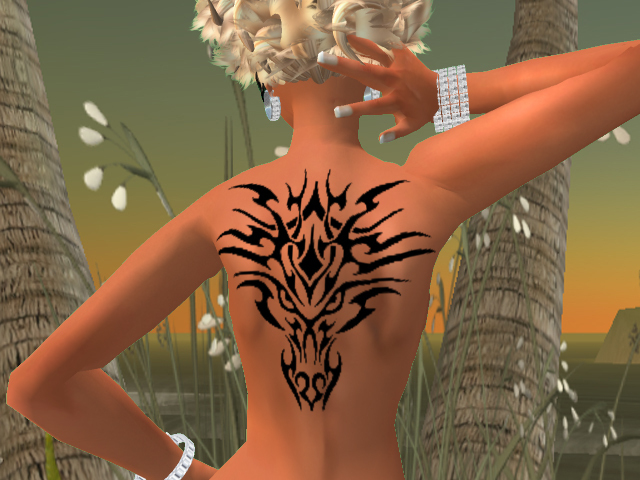 Dragon Tribal Shoulder Tattoo