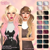 /Wasabi Pills/ Willa Mesh Hair - Lunar Ombre