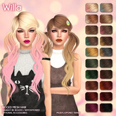 /Wasabi Pills/ Willa Mesh Hair - Solar Ombre